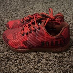 NOBULL Red and Black Athletic Shoes